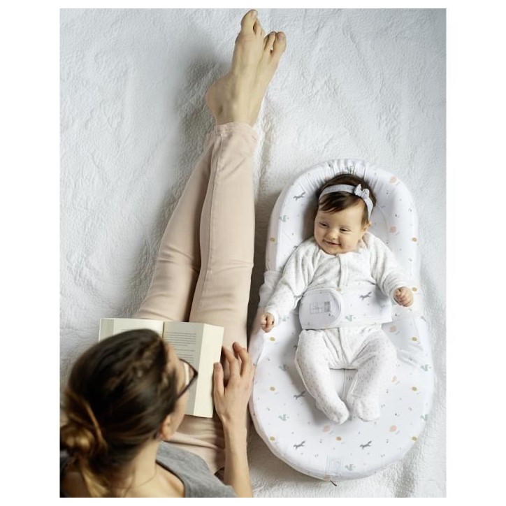 Matelas cocon ergonomique - RED CASTLE - COCOONABABY - Drap Happy Fox Matelas cocon ergonomique - RED CASTLE - COCOONABABY - Drap Happy Fox