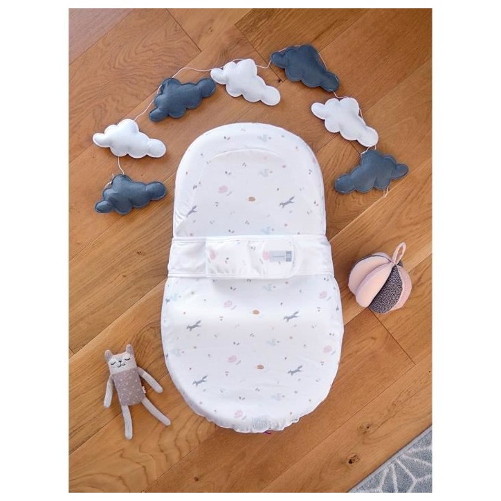 Matelas cocon ergonomique - RED CASTLE - COCOONABABY - Drap Happy Fox Matelas cocon ergonomique - RED CASTLE - COCOONABABY - Drap Happy Fox