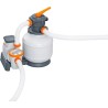 Filtre a sable - Bestway - 8 327 L/h - Avec préfiltre - Pour piscines