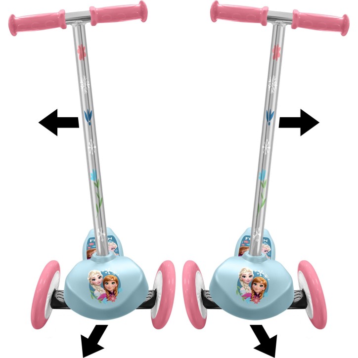 Trottinette enfant steering - LA REINE DES NEIGES - RN246045 - 3 roues - Bleu Trottinette enfant steering - LA REINE DES NEIGES - RN246045 - 3 roues - Bleu