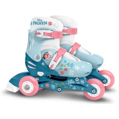 Patins en ligne 2-en-1 - LA REINE DES NEIGES - Fille - Bleu - Taille 2