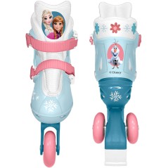 Patins en ligne 2-en-1 - LA REINE DES NEIGES - Fille - Bleu - Taille 2