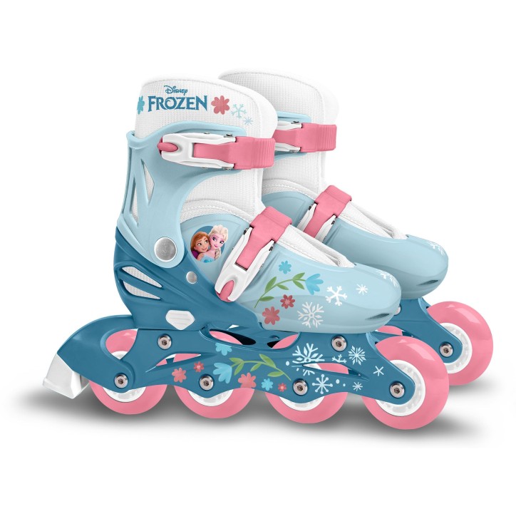 Patins en ligne 2-en-1 - LA REINE DES NEIGES - Fille - Bleu - Taille 27-30 Patins en ligne 2-en-1 - LA REINE DES NEIGES - Fille - Bleu - Taille 27-30