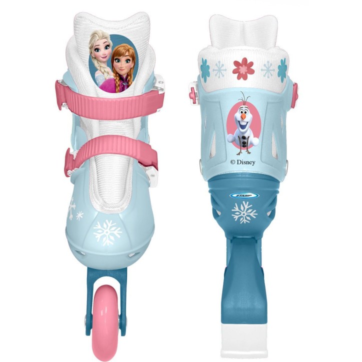 Patins en ligne 2-en-1 - LA REINE DES NEIGES - Fille - Bleu - Taille 27-30 Patins en ligne 2-en-1 - LA REINE DES NEIGES - Fille - Bleu - Taille 27-30