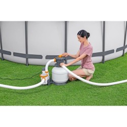 Filtre a sable - Bestway - 8 327 L/h - Avec préfiltre - Pour piscines
