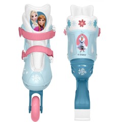 Patins en ligne ajustable - LA REINE DES NEIGES - Fille - Bleu - Taille 30-33