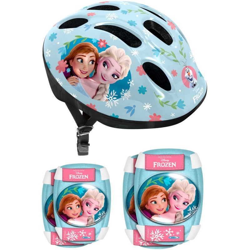 Set casque et coudieres / genouilleres - LA REINE DES NEIGES - RN24650