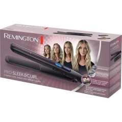Lisseur boucleur - REMINGTON - S6505 PRO-SLEEK & CURL - 230°C - Chauf
