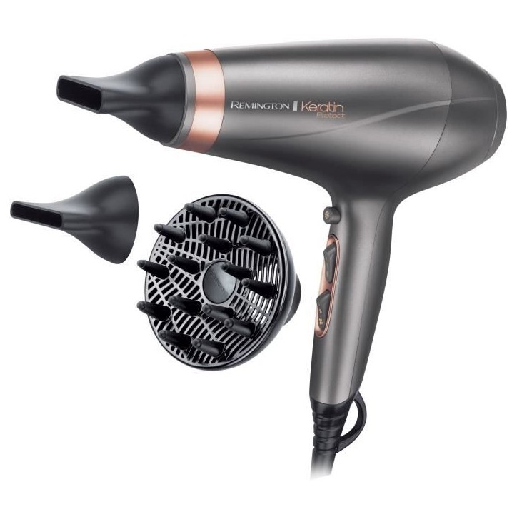 Remington AC8820 Seche-Cheveux 2200W Professionnel Keratin Protect, Soin Kératine et Huile d'Amande Remington AC8820 Seche-Cheveux 2200W Professionnel Keratin Protect, Soin Kératine et Huile d'Amande