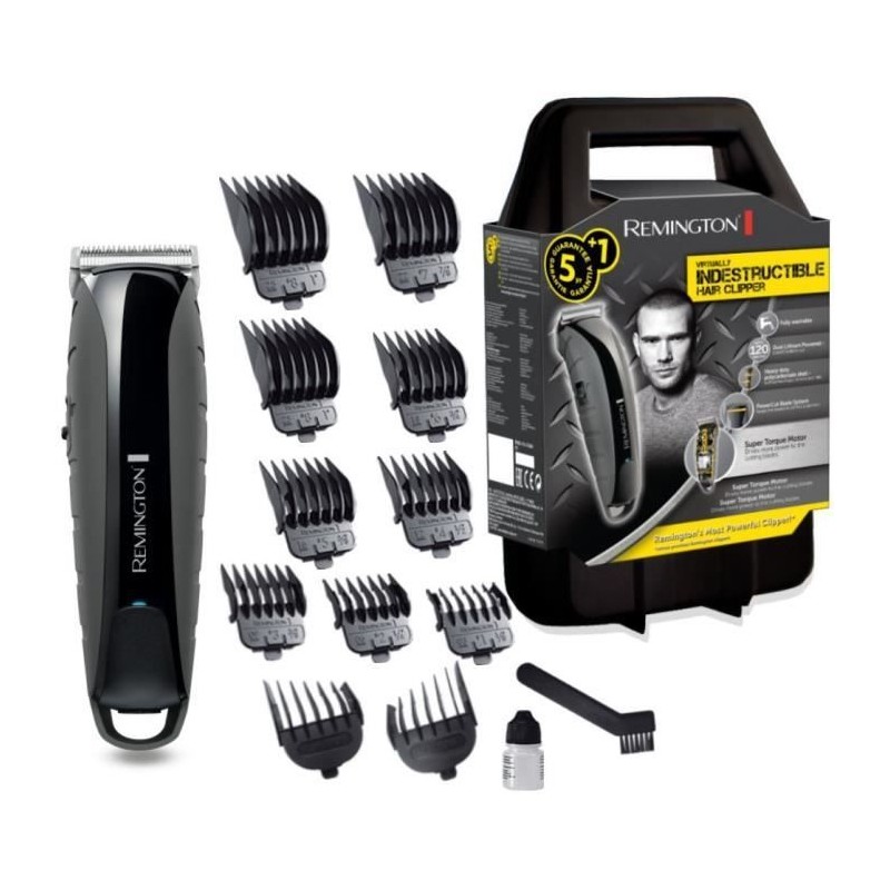 Tondeuse Cheveux Indestructible REMINGTON HC5880 - Lames Acier Japonai