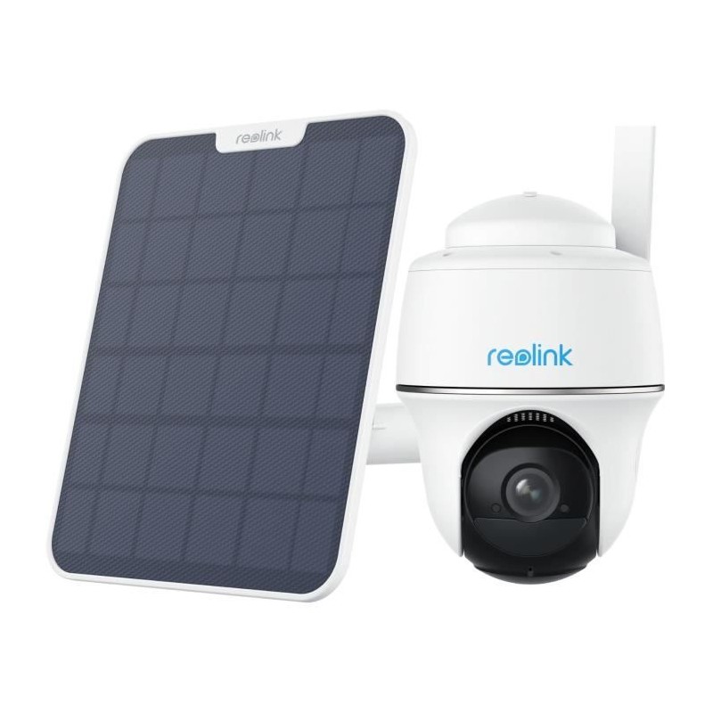 Caméra extérieure - REOLINK - B430 - Panneau solaire - Blanc
