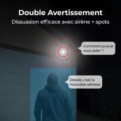 Caméra de surveillance - REOLINK - F751W - Extérieur - Vision noctur