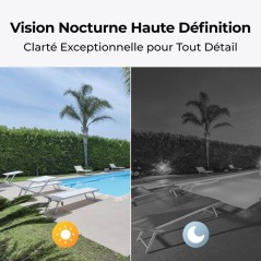 Caméra de surveillance - REOLINK - B420 - Panneau solaire - Extérieu