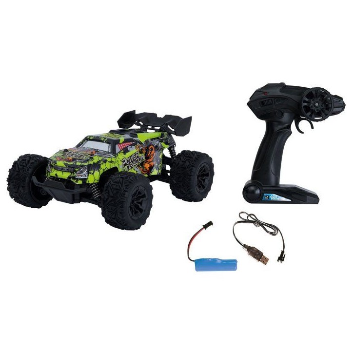 Voiture radiocommandée - REVELL Control - Truggy RC - Power Dragon - 25 km/h - Échelle 1:20 - Des 8 ans Voiture radiocommandée - REVELL Control - Truggy RC - Power Dragon - 25 km/h - Échelle 1:20 - Des 8 ans