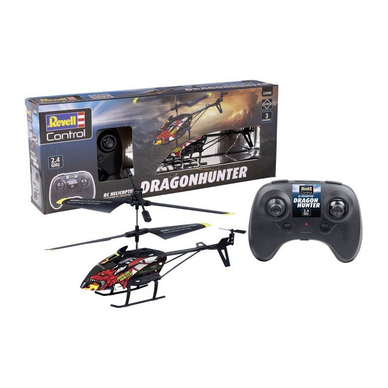 Hélicoptere RC - REVELL Control - Dragon Hunter - 3 voies - 2,4 GHz -