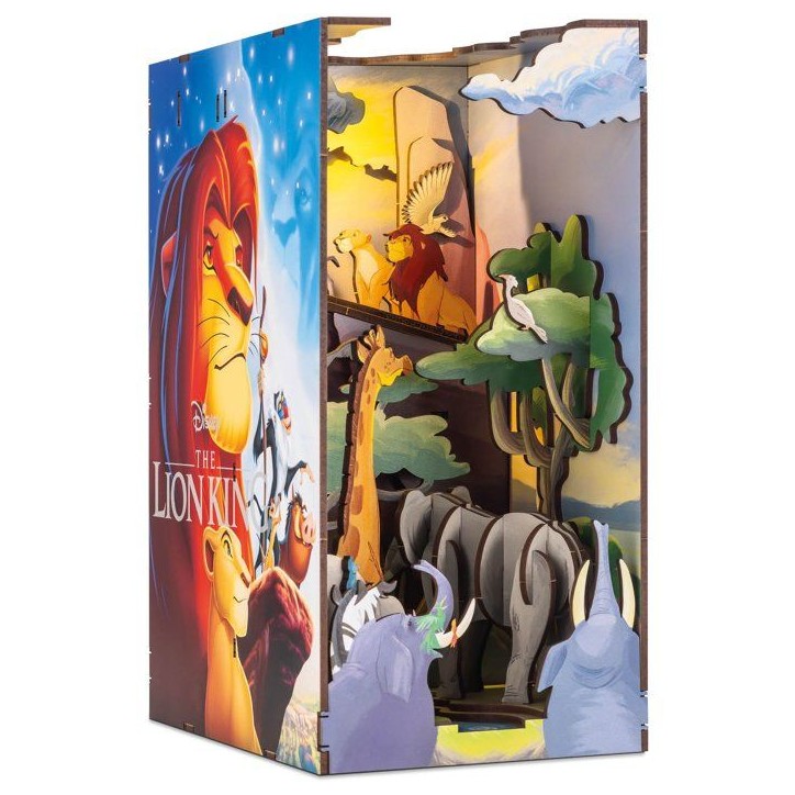 Book Nook - Kit DIY a construire Maquette 3D Serre Livre - REVELL - Tiny Adventures - Disney - Le Roi Lion - LED Book Nook - Kit DIY a construire Maquette 3D Serre Livre - REVELL - Tiny Adventures - Disney - Le Roi Lion - LED