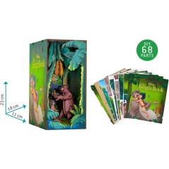 Book Nook - Kit DIY a construire Maquette 3D Serre Livre - REVELL - Tiny Adventures - Disney - Le Livre de la Jungle - LED