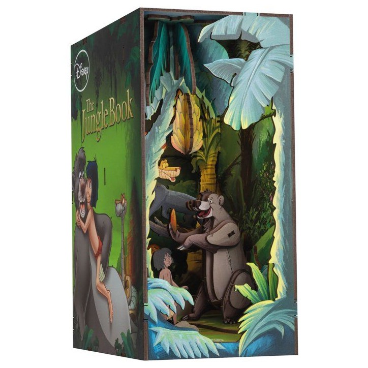 Book Nook - Kit DIY a construire Maquette 3D Serre Livre - REVELL - Tiny Adventures - Disney - Le Livre de la Jungle - LED Book Nook - Kit DIY a construire Maquette 3D Serre Livre - REVELL - Tiny Adventures - Disney - Le Livre de la Jungle - LED