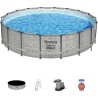 Kit Piscine hors sol tubulaire BESTWAY Steel Pro Max™ - 549 x 122 cm