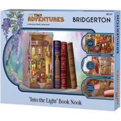 Book Nook - Kit DIY a construire Maquette 3D Serre Livre - REVELL - Tiny Adventures - Bridgerton - Dans la lumiere - LED