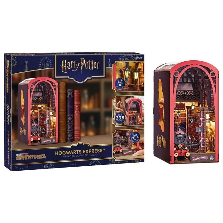 Book Nook - Kit DIY a construire Maquette 3D Serre Livre - REVELL - Tiny Adventures - Harry Potter - Le Poudlard Express - LED Book Nook - Kit DIY a construire Maquette 3D Serre Livre - REVELL - Tiny Adventures - Harry Potter - Le Poudlard Express - LED
