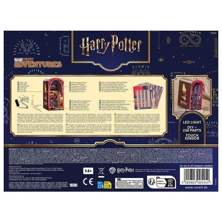 Book Nook - Kit DIY a construire Maquette 3D Serre Livre - REVELL - Tiny Adventures - Harry Potter - Le Poudlard Express - LED Book Nook - Kit DIY a construire Maquette 3D Serre Livre - REVELL - Tiny Adventures - Harry Potter - Le Poudlard Express - LED