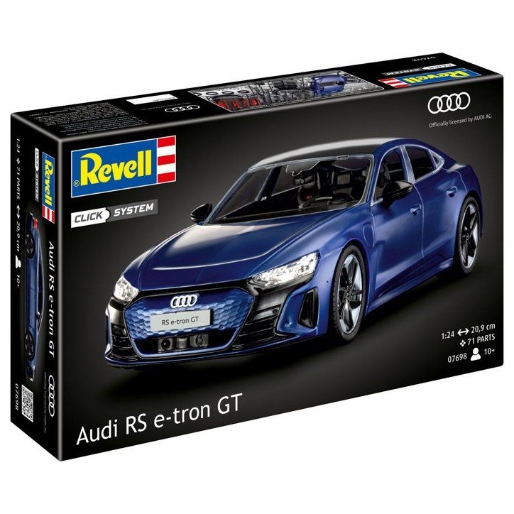 Maquette a construire - REVELL - Click System - Audi RS E-Tron GT - Sans colle - Pieces pré-peintes Maquette a construire - REVELL - Click System - Audi RS E-Tron GT - Sans colle - Pieces pré-peintes