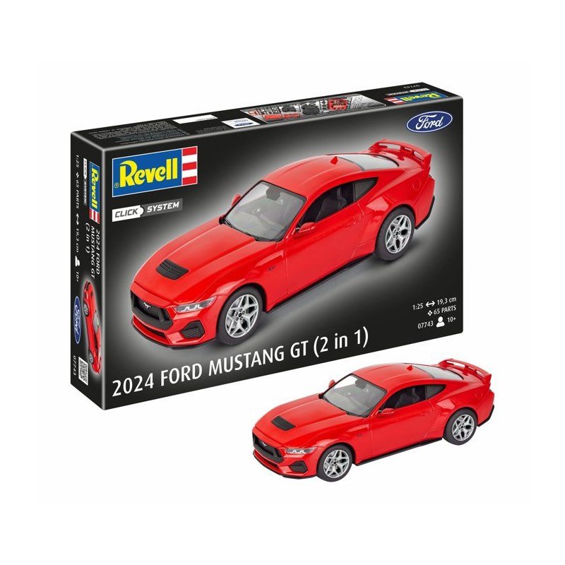 Maquette a construire - REVELL - Click System - Ford Mustang GT 2024 -