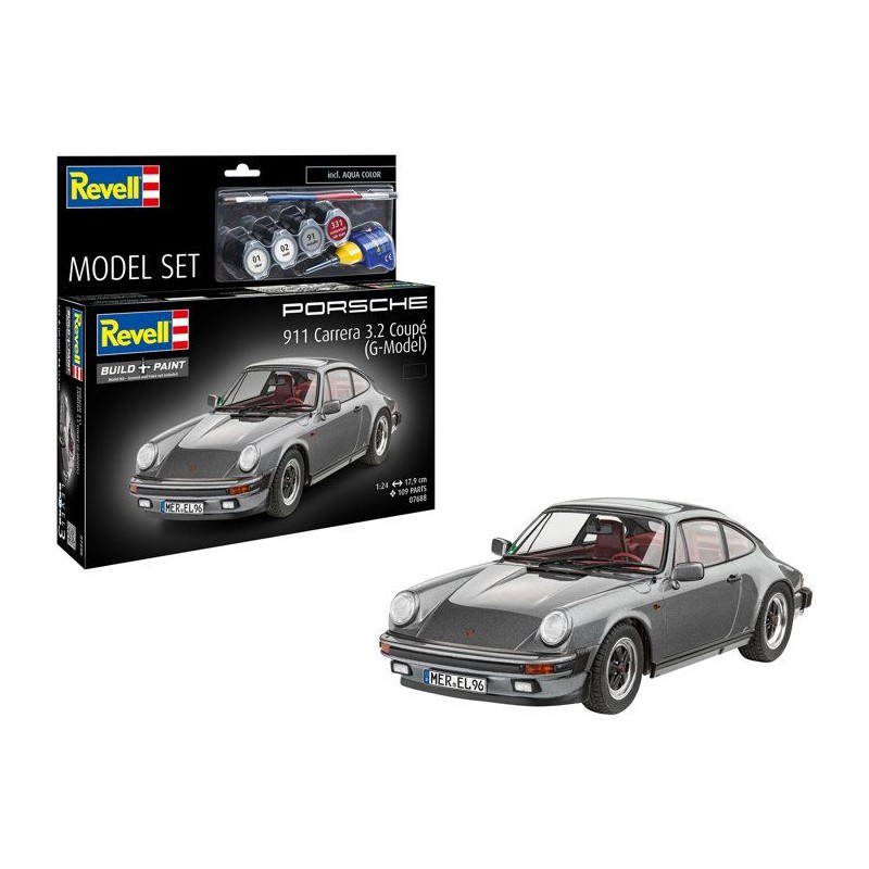 Maquette de voiture - REVELL - Model Set - Porsche 911 3,2 Coupé - Av