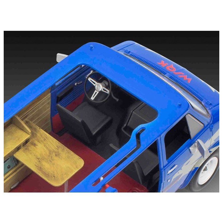 Maquette de voiture - REVELL - Model Set - Stranger Things - GMC WSQK Squawk Van - Avec colle, peintures et accessoires Maquette de voiture - REVELL - Model Set - Stranger Things - GMC WSQK Squawk Van - Avec colle, peintures et accessoires