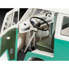 Maquette de voiture - REVELL - Model Set - VW T1 - Avec colle, peintur