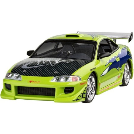 Maquette de voiture - REVELL - Model Set - Fast & Furious - Mitsubishi Eclipse de Brian - Avec colle, peintures et accessoires