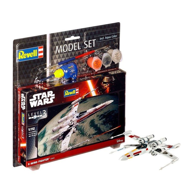 Maquette - REVELL - Model Set - Star Wars - X-Wing Fighter - Avec coll