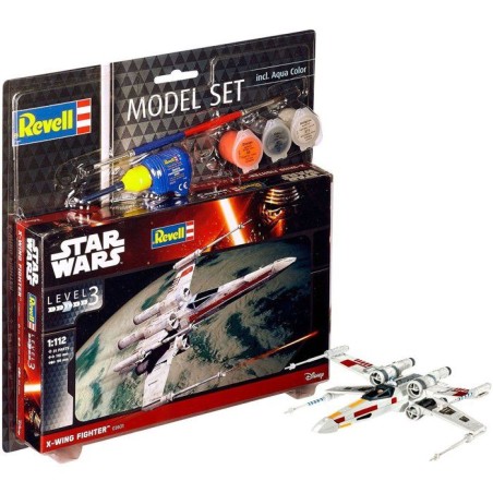 Maquette - REVELL - Model Set - Star Wars - X-Wing Fighter - Avec coll