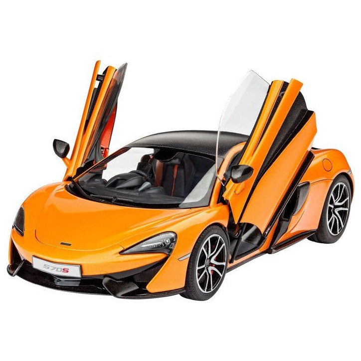 Maquette de voiture - REVELL - Model Set - Mc Laren 570 S - Avec colle, peintures et accessoires Maquette de voiture - REVELL - Model Set - Mc Laren 570 S - Avec colle, peintures et accessoires