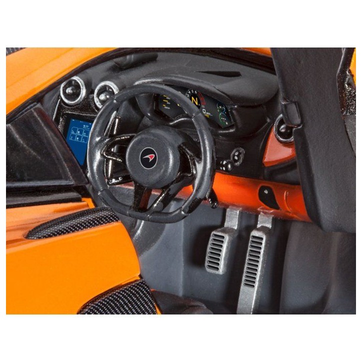 Maquette de voiture - REVELL - Model Set - Mc Laren 570 S - Avec colle, peintures et accessoires Maquette de voiture - REVELL - Model Set - Mc Laren 570 S - Avec colle, peintures et accessoires