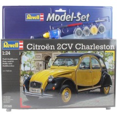 Maquette de voiture - REVELL - Model Set - Citroën 2 CV - Avec colle,