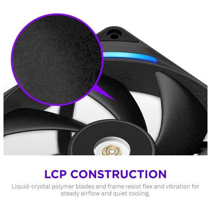 Ventilateur PC - NZXT - F140X RGB (RF-U14PN-B1) - Ø 140 mm Ventilateur PC - NZXT - F140X RGB (RF-U14PN-B1) - Ø 140 mm