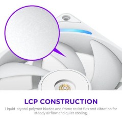 Ventilateur PC - NZXT - F140X RGB (RF-U14PN-W1) - Ø 140 mm