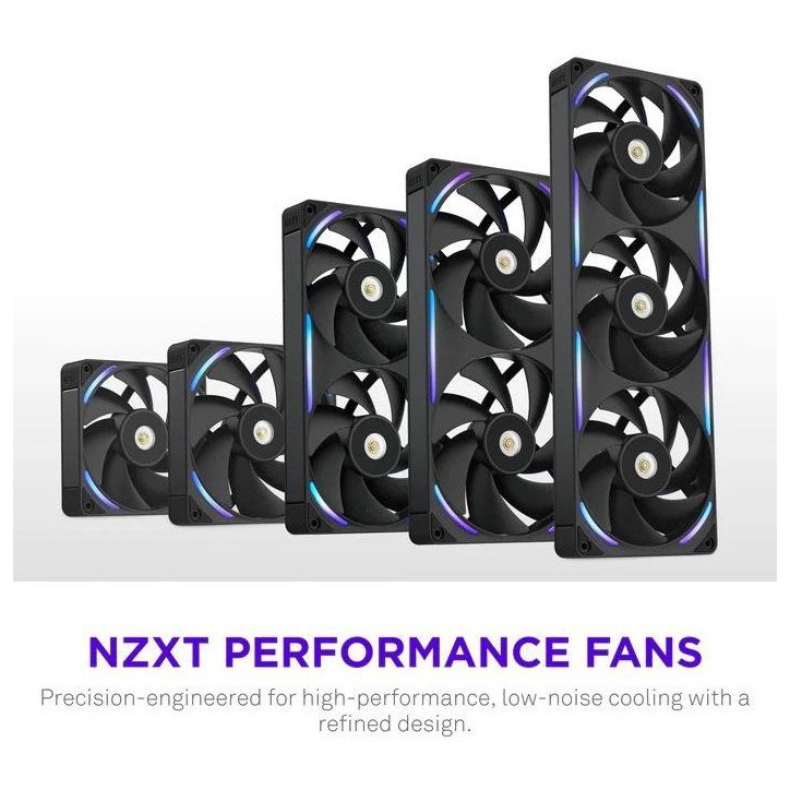 Ventilateur PC - NZXT - F240X Core a cadre unique (RF-U24PN-B1) - Ø 240 mm Ventilateur PC - NZXT - F240X Core a cadre unique (RF-U24PN-B1) - Ø 240 mm
