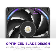 Ventilateur PC - NZXT - F240X Core a cadre unique (RF-U24PN-B1) - Ø 2