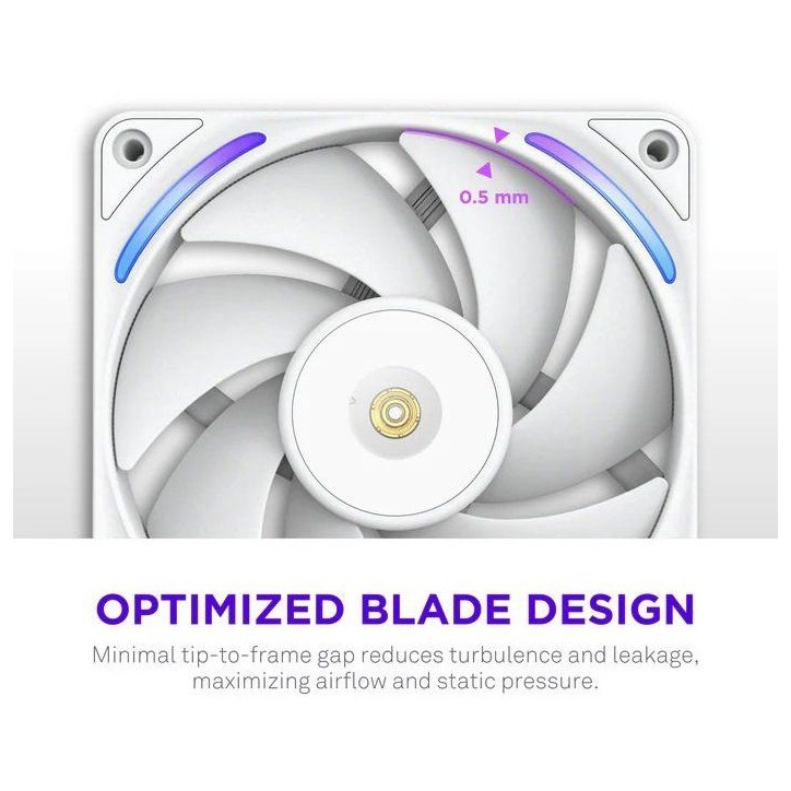 Ventilateur PC - NZXT - F240X Core a cadre unique (RF-U24PN-W1) - Ø 240 mm Ventilateur PC - NZXT - F240X Core a cadre unique (RF-U24PN-W1) - Ø 240 mm