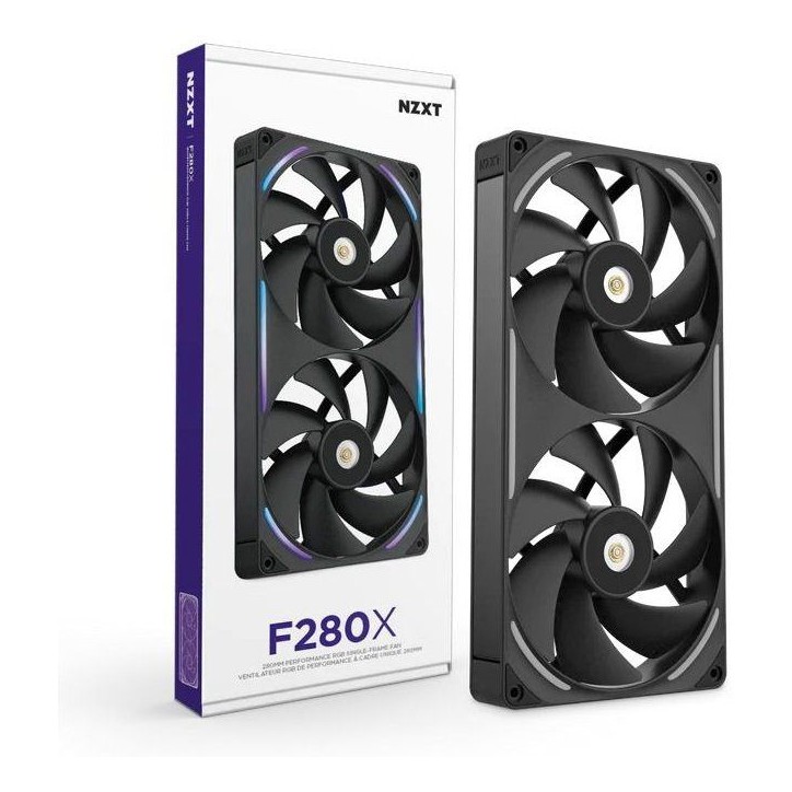 Ventilateur PC - NZXT - F280X Core a cadre unique (RF-U28PN-B1) - Ø 280 mm Ventilateur PC - NZXT - F280X Core a cadre unique (RF-U28PN-B1) - Ø 280 mm