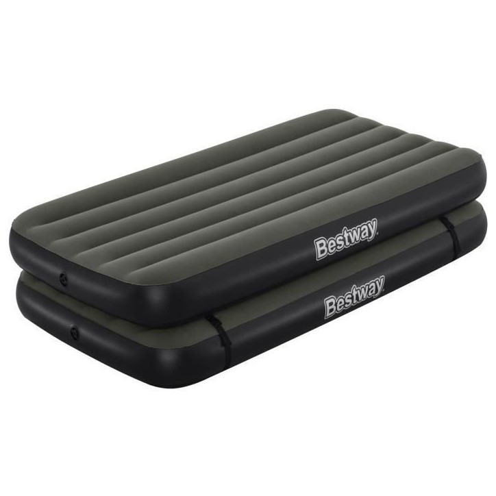 Lit 3 en 1 - BESTWAY - Airbed Tritech™ Connect and Rest™ - Lits jumeaux, lit surélevé, lit king size - 188 x 99 x 25 cm - Lit 3 en 1 - BESTWAY - Airbed Tritech™ Connect and Rest™ - Lits jumeaux, lit surélevé, lit king size - 188 x 99 x 25 cm -