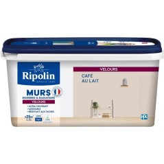 Peinture Intérieure - Café au Lait - 2,5L - Velours - Haute Opacité