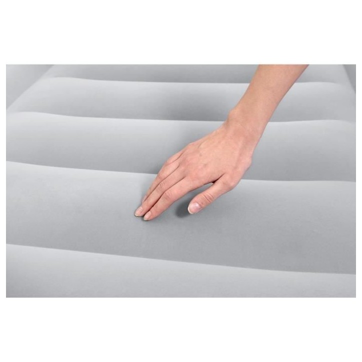 Lit gonflable - BESTWAY - 6713G - Tritech™ - 1 place, 191 x 97 x 51 cm, pompe électrique intégrée, cadre de lit