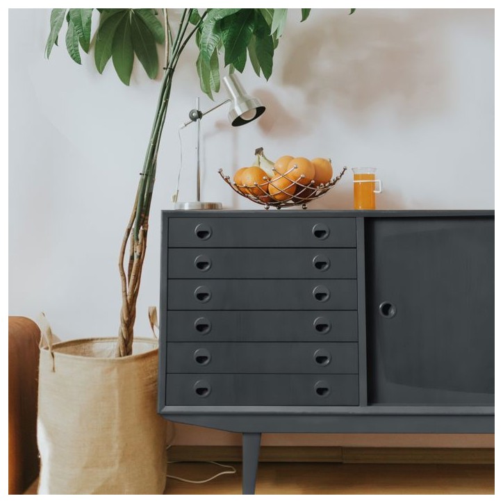 Peinture meuble et objet - Gris anthracite - Satiné - Ripolin - 0,5L Peinture meuble et objet - Gris anthracite - Satiné - Ripolin - 0,5L