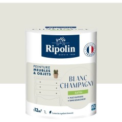 Peinture meuble et objet - Blanc champagny - Satiné - Ripolin - 1L