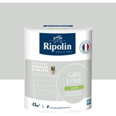 Peinture meuble et objet - Gris lomé - Satiné - Ripolin - 1L