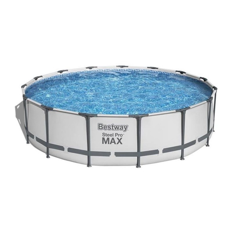 Kit Piscine hors sol tubulaire BESTWAY Steel Pro Max™- 457 x 107 cm